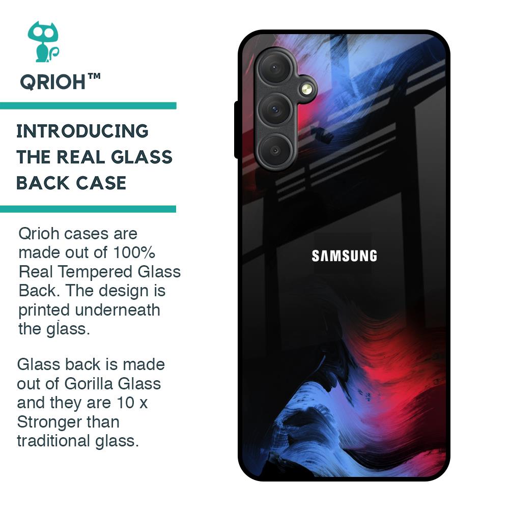 Fine Art Wave Glass Case for Samsung Galaxy F54 5G