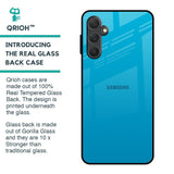 Blue Aqua Glass Case for Samsung Galaxy F54 5G