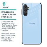 Pastel Sky Blue Glass Case for Samsung Galaxy F54 5G