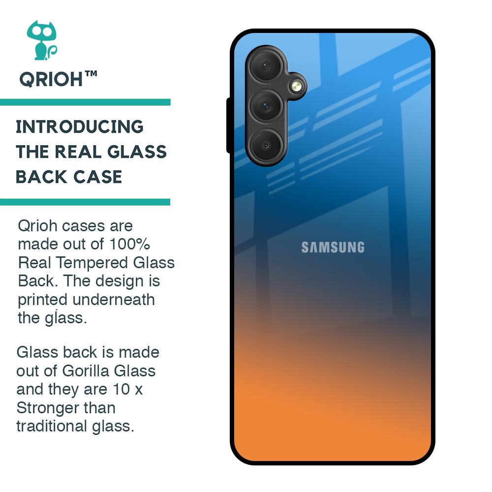Sunset Of Ocean Glass Case for Samsung Galaxy F54 5G