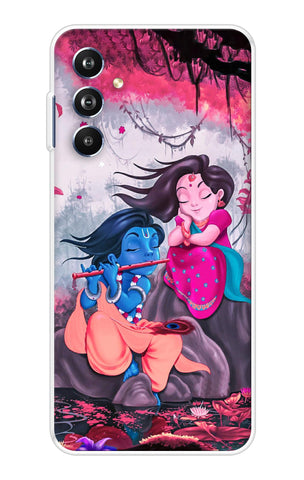 Radha Krishna Art Samsung Galaxy F54 5G Back Cover