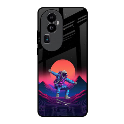 Retro Astronaut Oppo Reno10 Pro Plus 5G Glass Back Cover Online