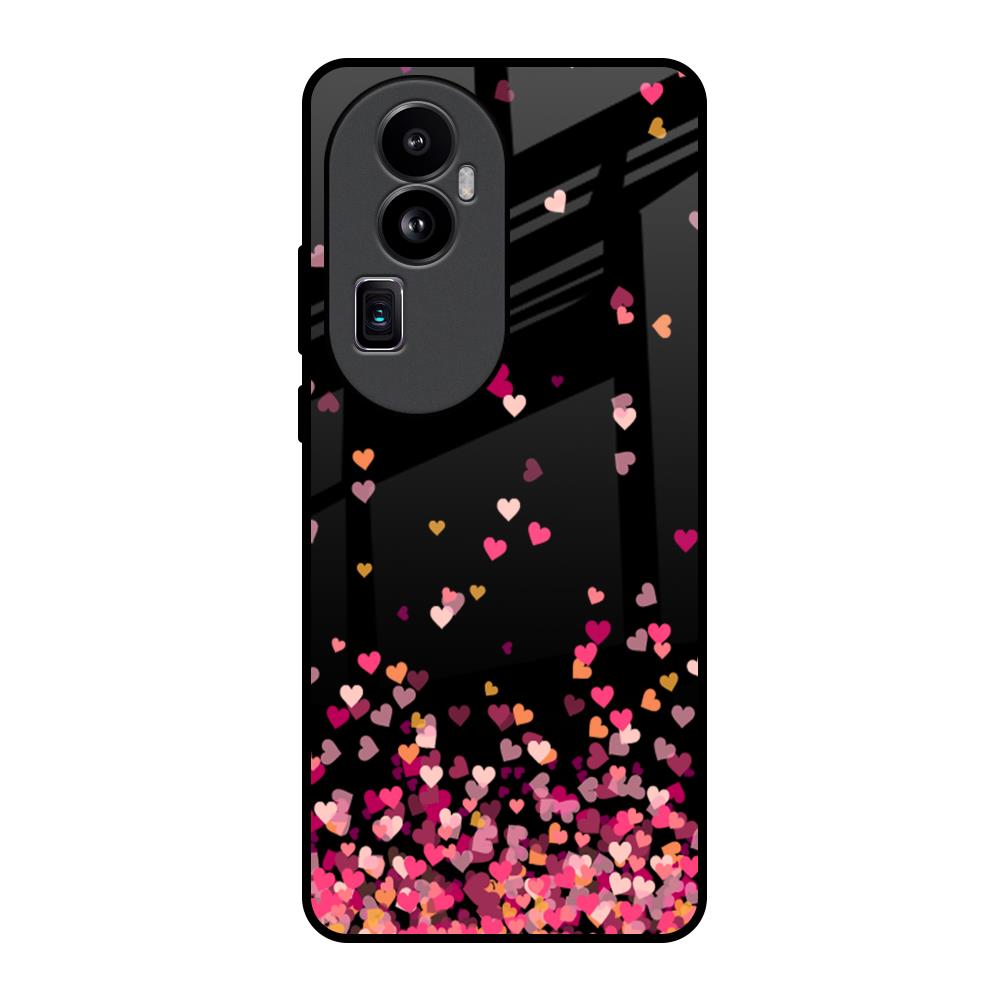 Heart Rain Fall Oppo Reno10 Pro Plus 5G Glass Back Cover Online