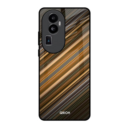 Diagonal Slash Pattern Oppo Reno10 Pro Plus 5G Glass Back Cover Online
