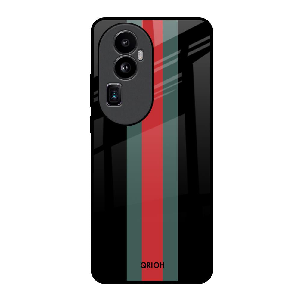 Vertical Stripes Oppo Reno10 Pro Plus 5G Glass Back Cover Online