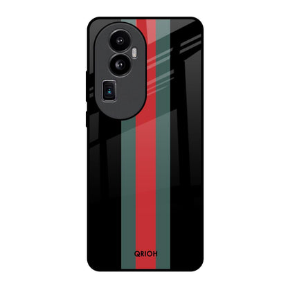 Vertical Stripes Oppo Reno10 Pro Plus 5G Glass Back Cover Online