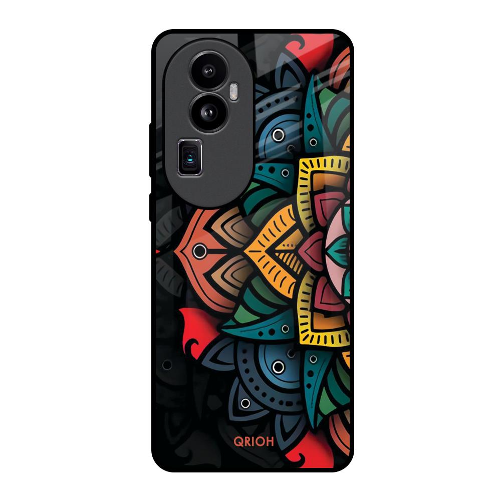 Retro Gorgeous Flower Oppo Reno10 Pro Plus 5G Glass Back Cover Online