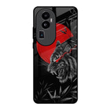 Red Moon Tiger Oppo Reno10 Pro Plus 5G Glass Back Cover Online
