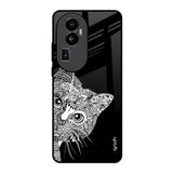 Kitten Mandala Oppo Reno10 Pro Plus 5G Glass Back Cover Online