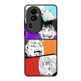 Anime Sketch Oppo Reno10 Pro Plus 5G Glass Back Cover Online