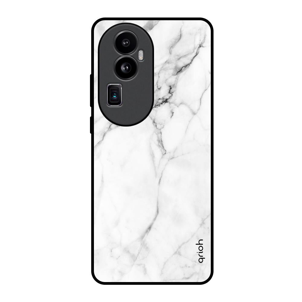 Modern White Marble Oppo Reno10 Pro Plus 5G Glass Back Cover Online