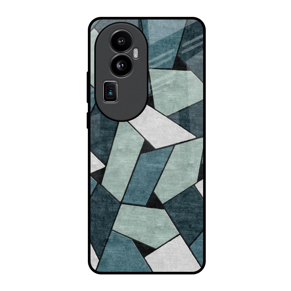 Abstact Tiles Oppo Reno10 Pro Plus 5G Glass Back Cover Online
