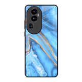 Vibrant Blue Marble Oppo Reno10 Pro Plus 5G Glass Back Cover Online