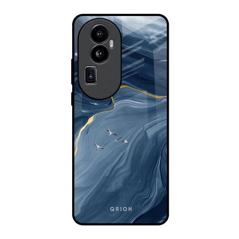 Deep Ocean Marble Oppo Reno10 Pro Plus 5G Glass Back Cover Online