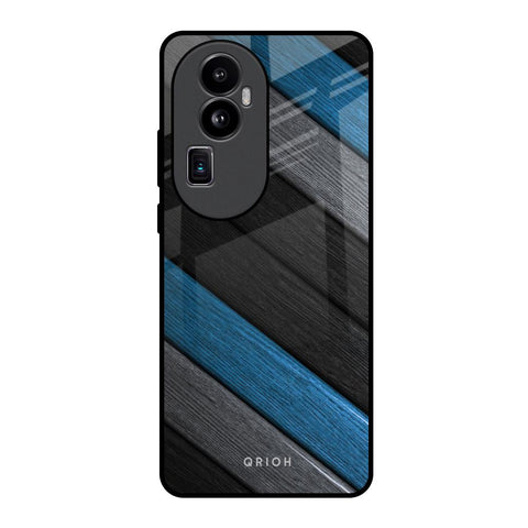 Multicolor Wooden Effect Oppo Reno10 Pro Plus 5G Glass Back Cover Online
