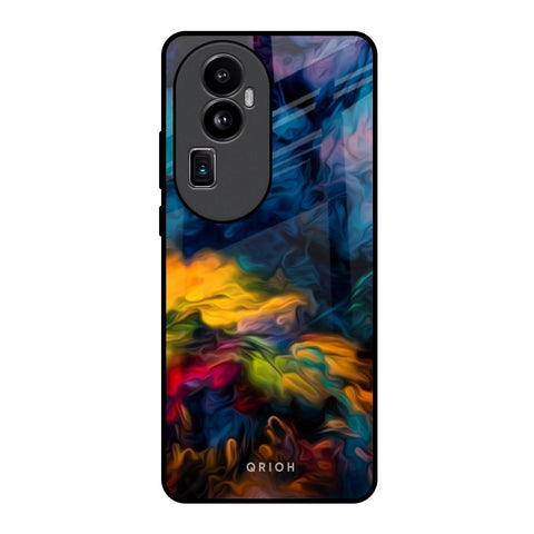 Multicolor Oil Painting Oppo Reno10 Pro Plus 5G Glass Back Cover Online