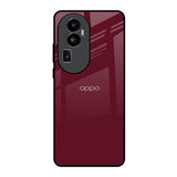 Classic Burgundy Oppo Reno10 Pro Plus 5G Glass Back Cover Online