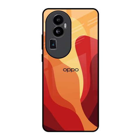 Magma Color Pattern Oppo Reno10 Pro Plus 5G Glass Back Cover Online