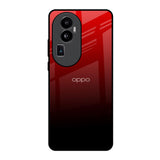 Maroon Faded Oppo Reno10 Pro Plus 5G Glass Back Cover Online