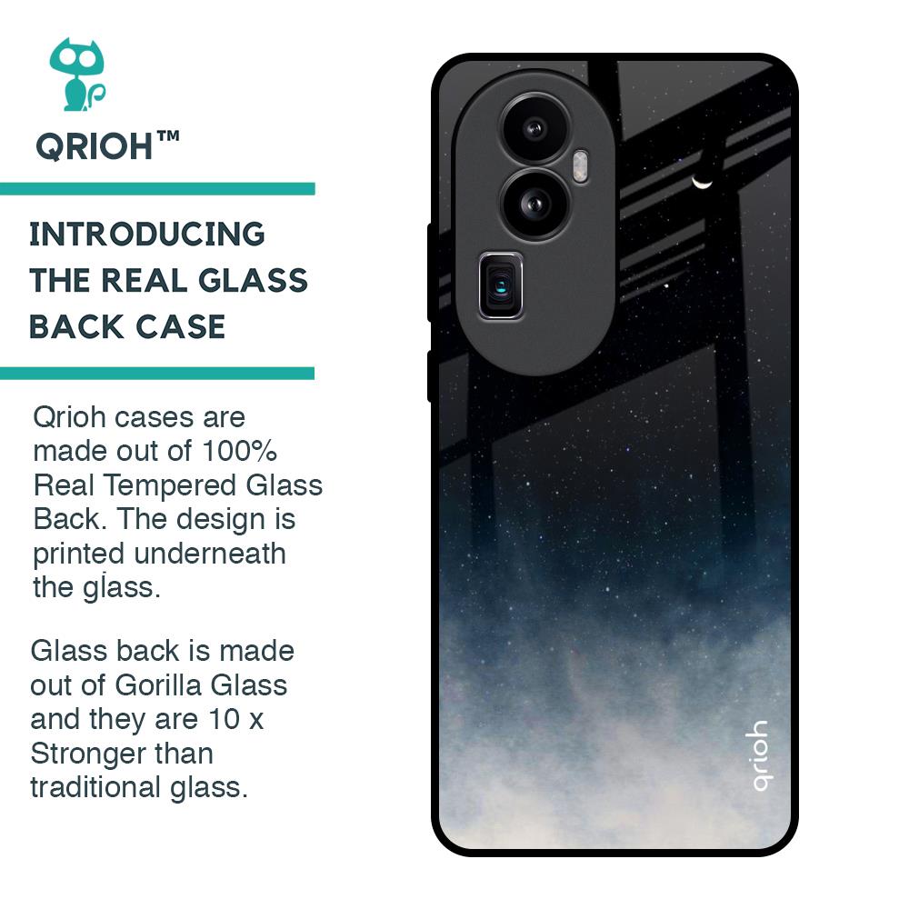 Black Aura Glass Case for Oppo Reno10 Pro Plus 5G