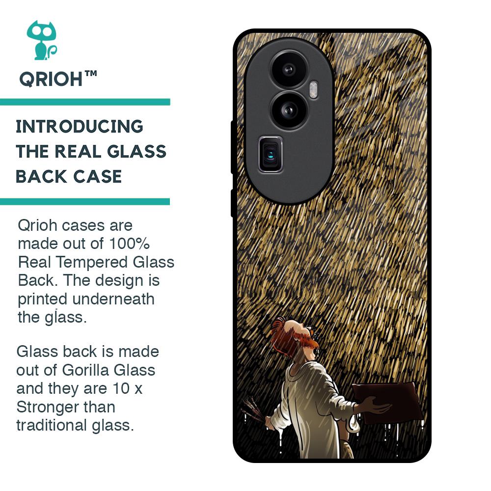 Rain Festival Glass Case for Oppo Reno10 Pro Plus 5G
