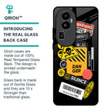 Danger Signs Glass Case for Oppo Reno10 Pro Plus 5G