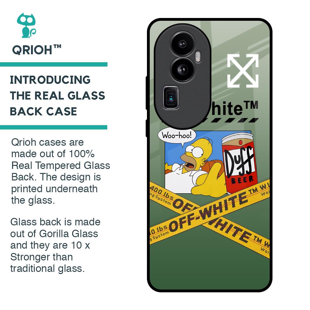 Duff Beer Glass Case for Oppo Reno10 Pro Plus 5G