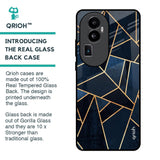 Abstract Tiles Glass Case for Oppo Reno10 Pro Plus 5G