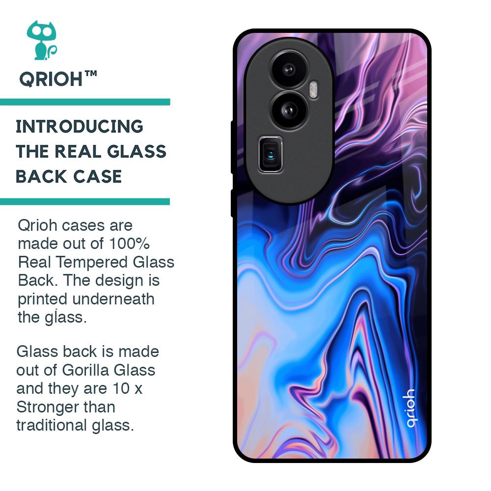 Psychic Texture Glass Case for Oppo Reno10 Pro Plus 5G