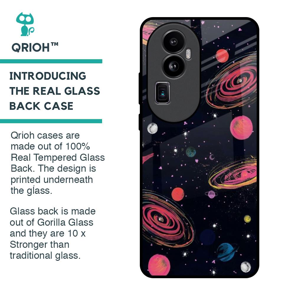 Galaxy In Dream Glass Case For Oppo Reno10 Pro Plus 5G