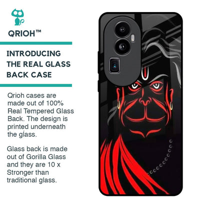 Lord Hanuman Glass Case For Oppo Reno10 Pro Plus 5G