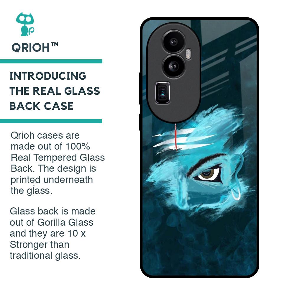 Power Of Trinetra Glass Case For Oppo Reno10 Pro Plus 5G