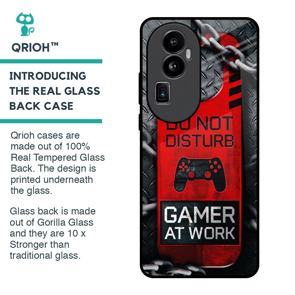 Do No Disturb Glass Case For Oppo Reno10 Pro Plus 5G