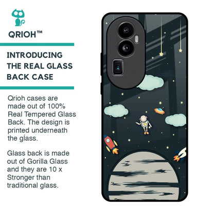 Astronaut Dream Glass Case For Oppo Reno10 Pro Plus 5G