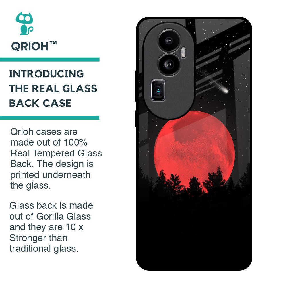 Moonlight Aesthetic Glass Case For Oppo Reno10 Pro Plus 5G