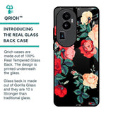 Floral Bunch Glass Case For Oppo Reno10 Pro Plus 5G