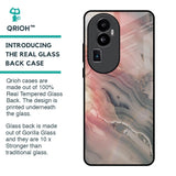 Pink And Grey Marble Glass Case For Oppo Reno10 Pro Plus 5G
