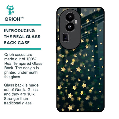 Dazzling Stars Glass Case For Oppo Reno10 Pro Plus 5G