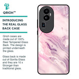 Diamond Pink Gradient Glass Case For Oppo Reno10 Pro Plus 5G