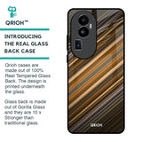 Diagonal Slash Pattern Glass Case for Oppo Reno10 Pro Plus 5G
