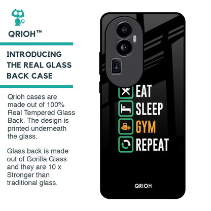 Daily Routine Glass Case for Oppo Reno10 Pro Plus 5G