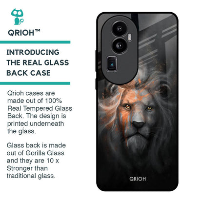 Devil Lion Glass Case for Oppo Reno10 Pro Plus 5G