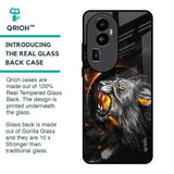 Aggressive Lion Glass Case for Oppo Reno10 Pro Plus 5G