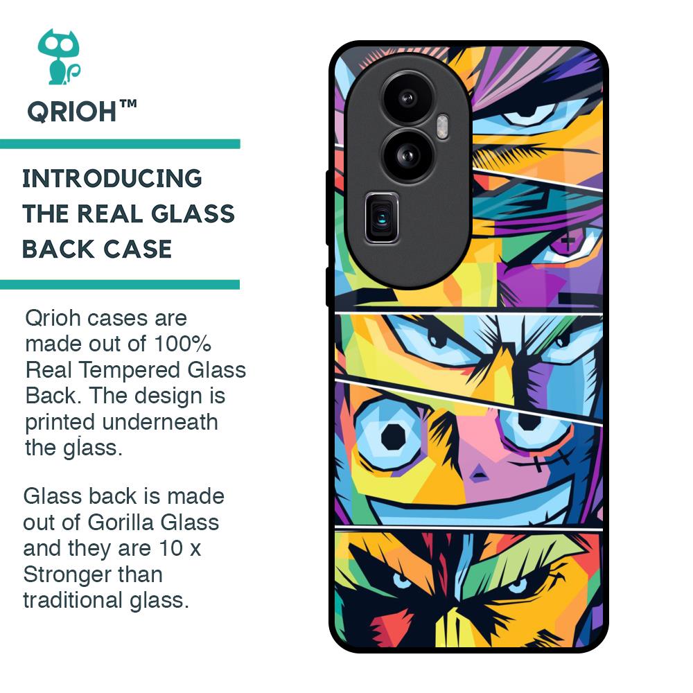 Anime Legends Glass Case for Oppo Reno10 Pro Plus 5G