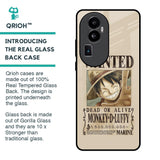 Luffy Wanted Glass Case for Oppo Reno10 Pro Plus 5G