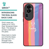 Lucky Abstract Glass Case for Oppo Reno10 Pro Plus 5G