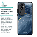 Deep Ocean Marble Glass Case for Oppo Reno10 Pro Plus 5G