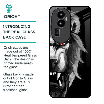Wild Lion Glass Case for Oppo Reno10 Pro Plus 5G
