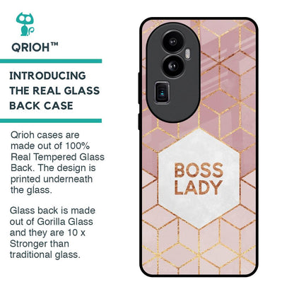 Boss Lady Glass Case for Oppo Reno10 Pro Plus 5G
