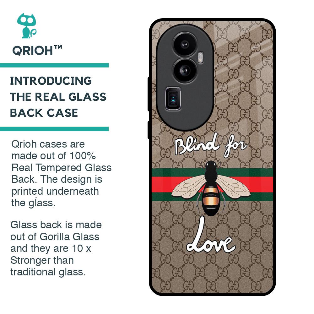 Blind For Love Glass Case for Oppo Reno10 Pro Plus 5G